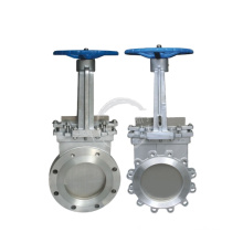 Handle Wheel Manual Lug or Lugged Stainless Steel Industrial Knife Gate Valve